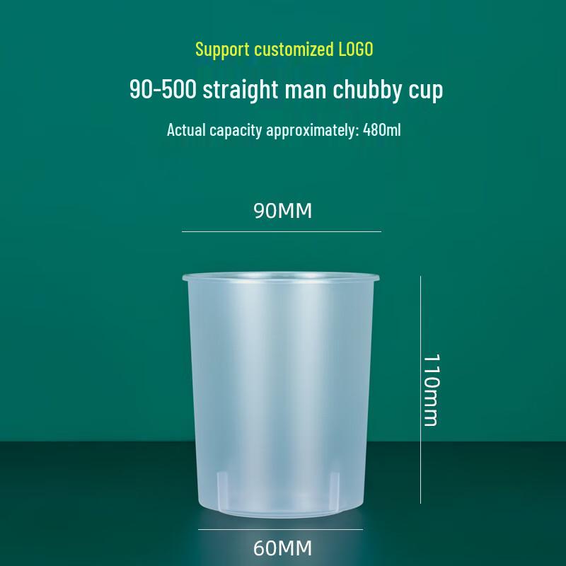 

WS Chubby Transparent Takeaway Beverage Cups