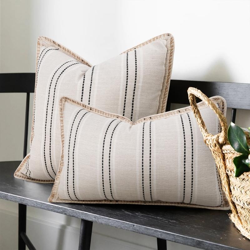 Natural Breathable Linen Pillowcase Soft Comfortable Fabric for Sensitive Skin Easy Caring Machine Washable