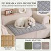 Quilted Pet Sofa Pad with Non- and Bottom for Dogs and Cats