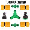 Y-Type Garden Watering Hose Fitting Adapter Extender Kit ABS Quick Coupling 1/2” Inner And Outer Thread for Hose