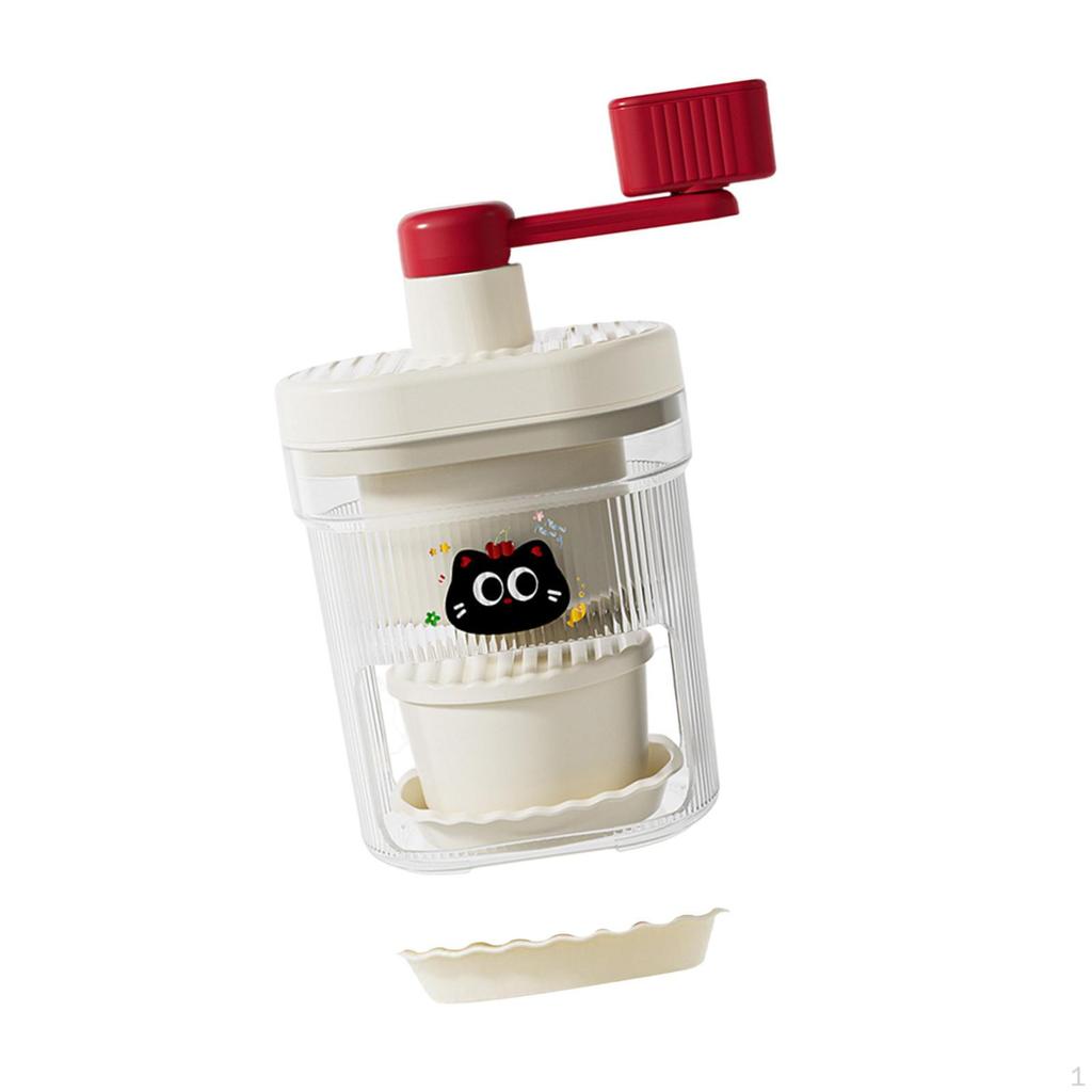 Ruční drtič ledu pro přípravu ledové tříště doma nebo na večírcích