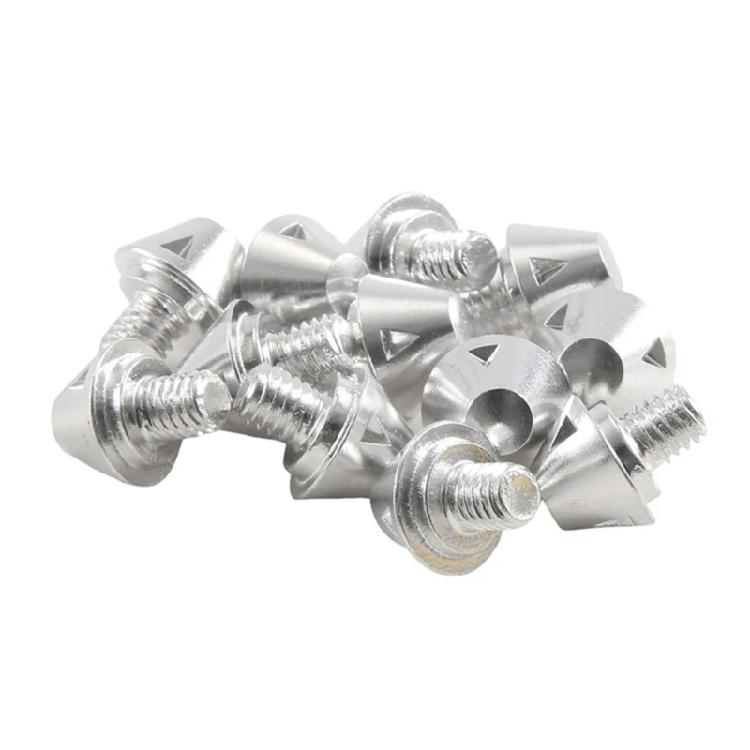 12pack Football Boot Replacement Spikes Slip Resistant Football Cleat Studs for Ground Grip and Sports Shoe