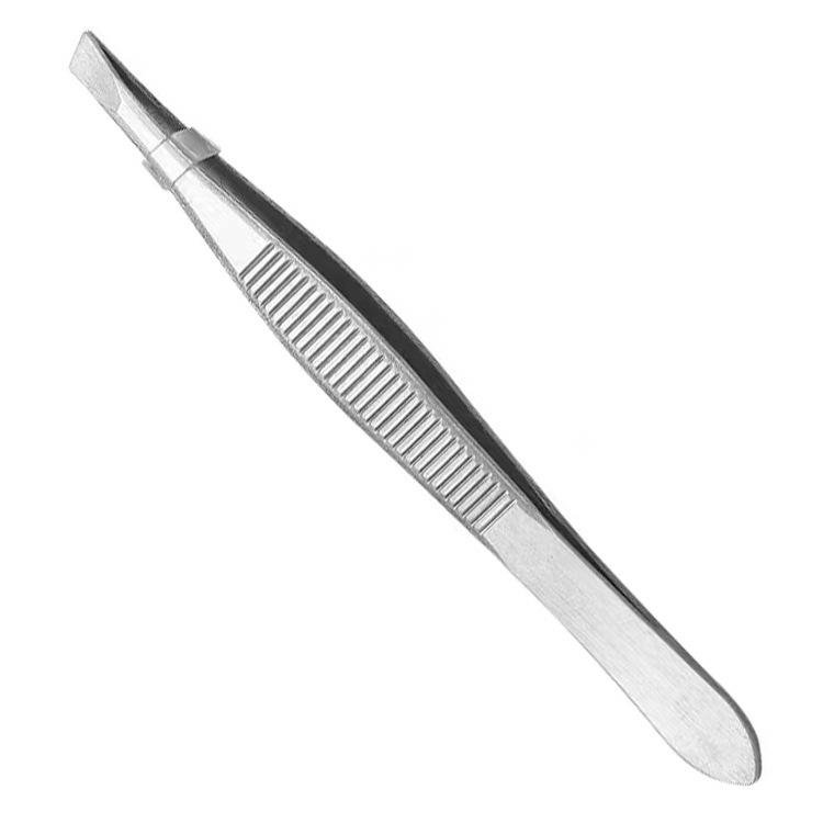 Stainless Steel Eyebrow Tweezers & Eyelash Curler Beauty Tools Set