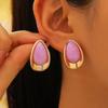 Temperament Dripping Oil Dripping Earrings, Elegant Women Luxury Jewelry Accessories Fashion Party Daily Jewelry Wearing