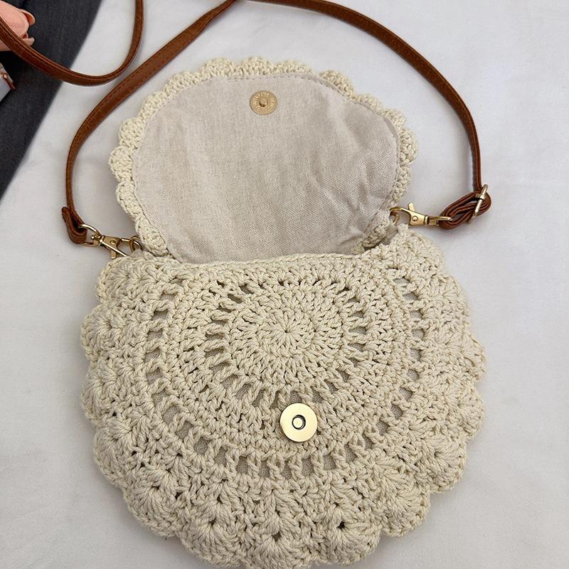 Women's bags women's large-capacity new casual one-shoulder crossbody handwoven bags seaside beach bags