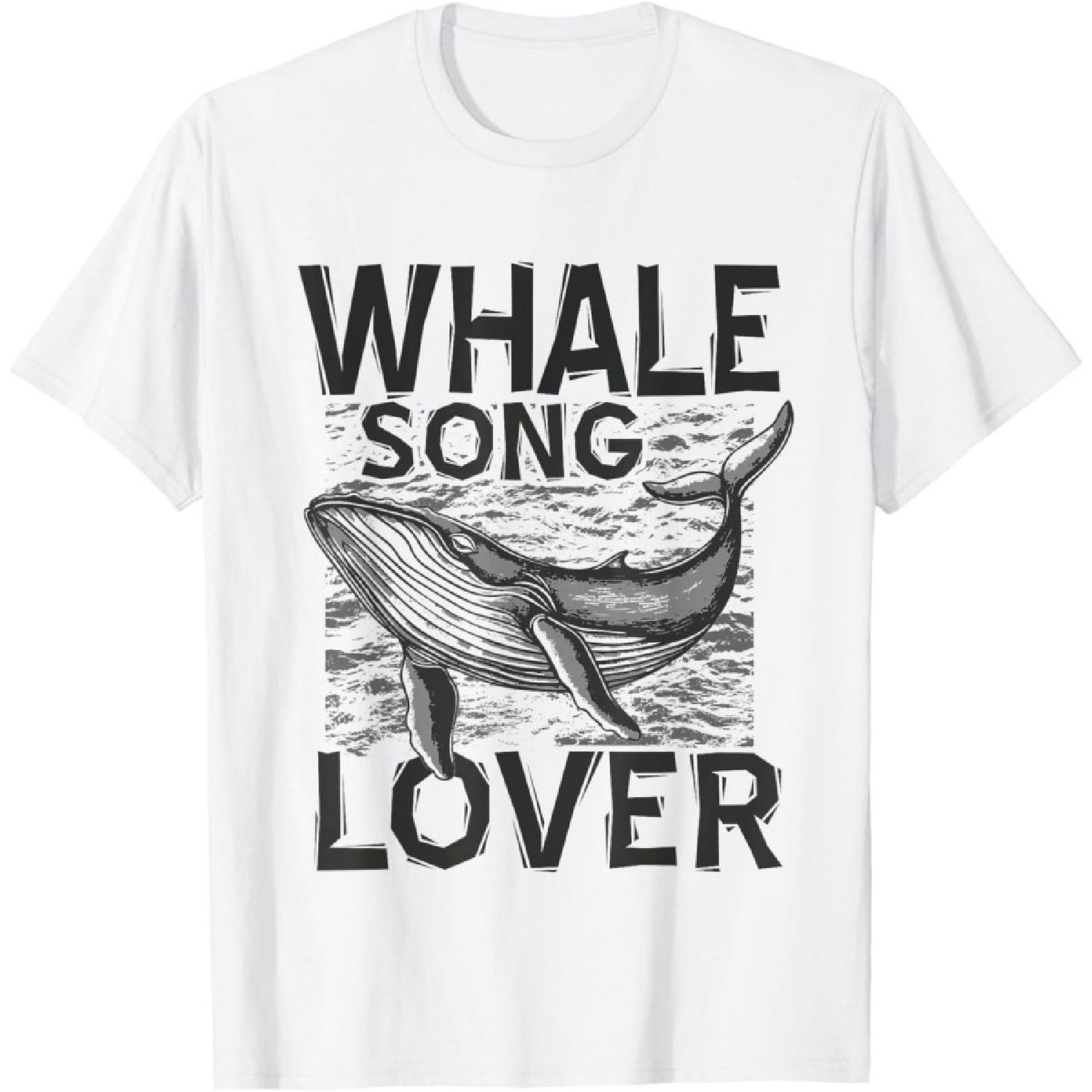 Humpback Whale Song Lover Sea Mammal Marine Life Ocean T-Shirt S