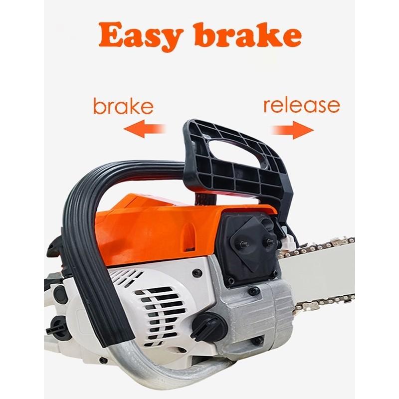 20 Inch High Power Handheld Gasoline Chain Saw 52CC Heavy Duty Wood Cutter Cordless Portable Logging Chainsaw