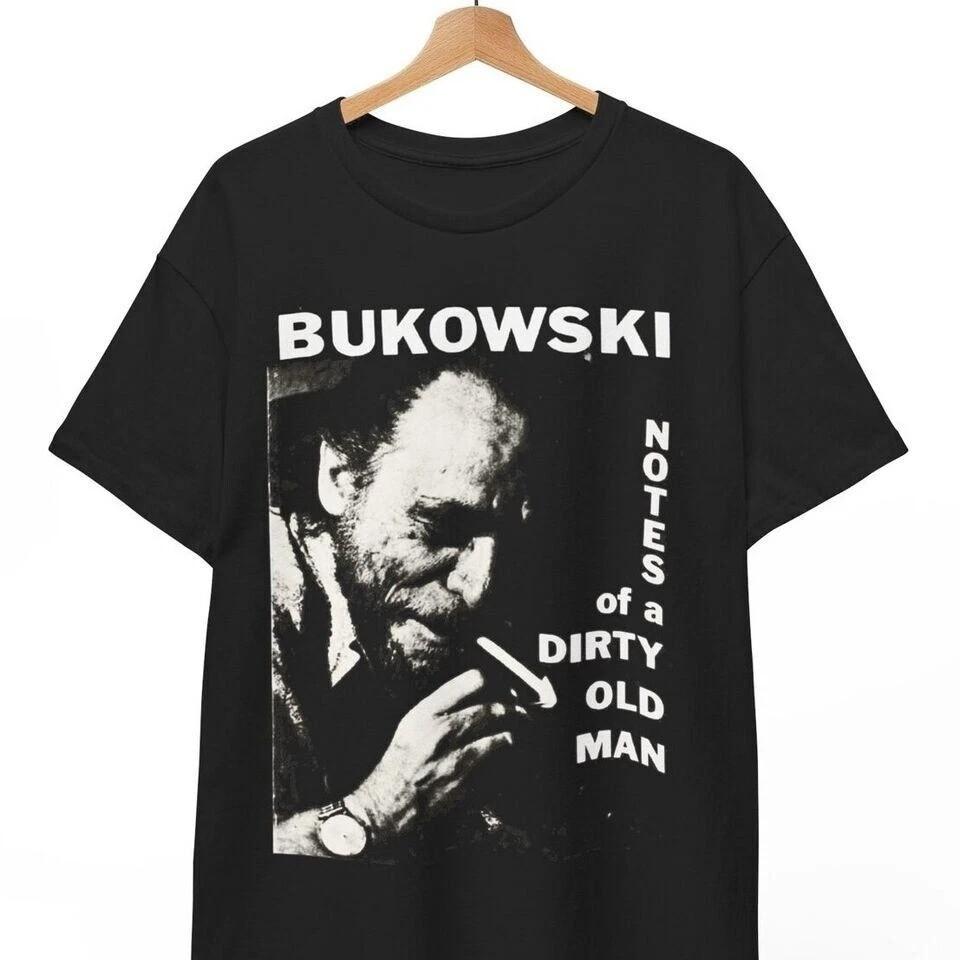 Charles Bukowski T Shirt, Black Shirt Cotton, Los Angeles, Unisex Shirt