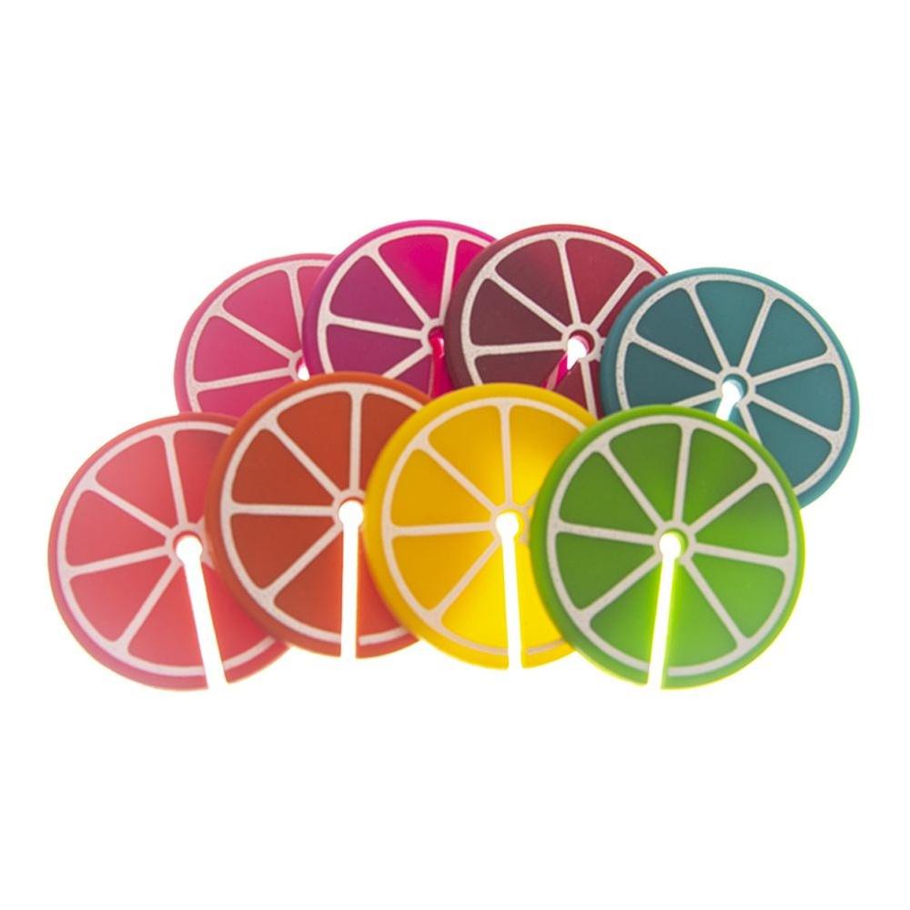 8x Colorful Markers for Glasses, Drinks, Decorations