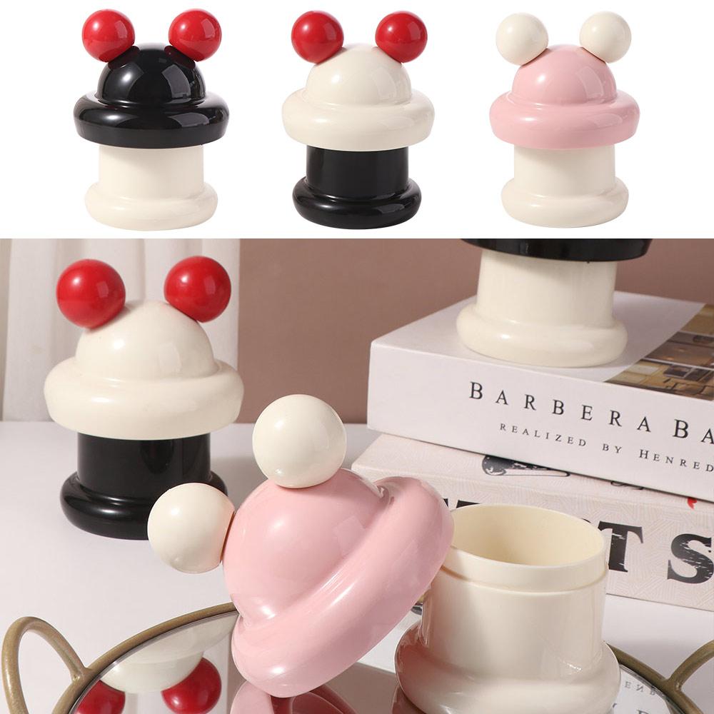 With Lid Toothpick Holder Plastic Makeup Remover Swab Jar Toothpick Storage Box  Living Room