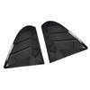 Car Rear Window Shutter For Mitsubishi Lancer EX X EVO 2008-2018 Side Vent Louver Cover Trim Accessories Carbon Fiber Style