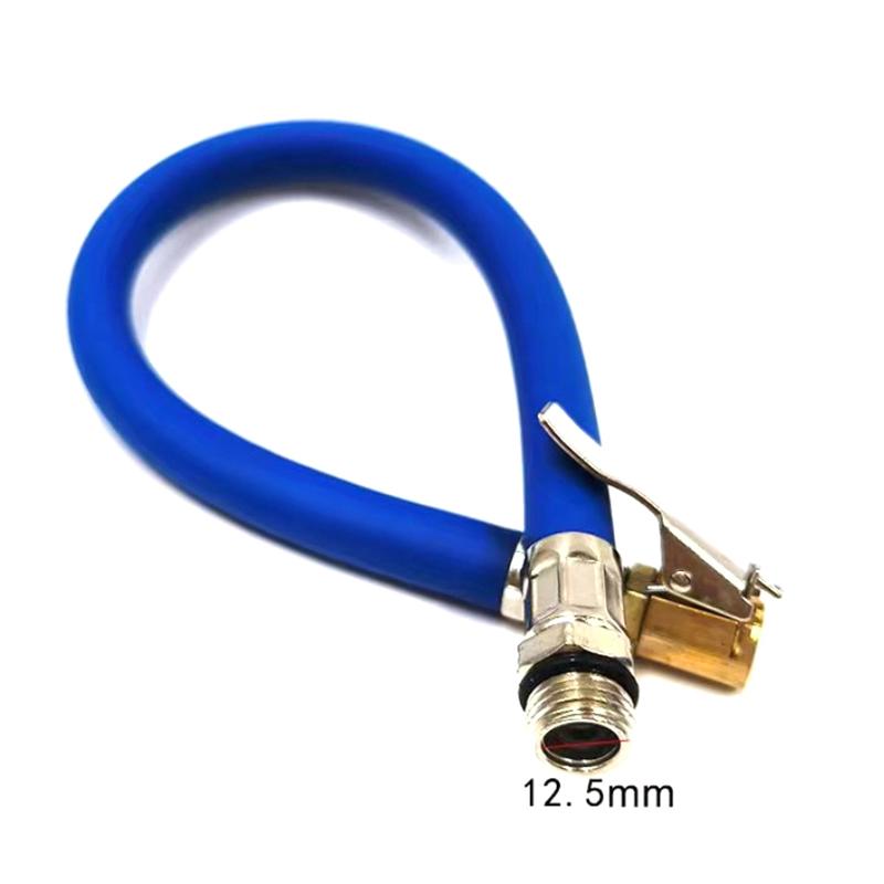 

Воздушный насос для шин, давление в автомобильных шинах, шланговый насос, манометр, соединитель для шланга, гибкий для автомобильных шин, быстрые надувные стержни синий