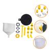 LALAFINA Car Splashproof Radiator Fill Kit Durable Plastic Funnel Pressure with Stopper Auto Funnel Extension Elbow