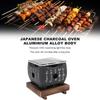New Mini BBQ Grill Portable Aluminium Alloy Carbon Barbecue Grills Multi-Function Rcoal Grill Indoor Outdoor