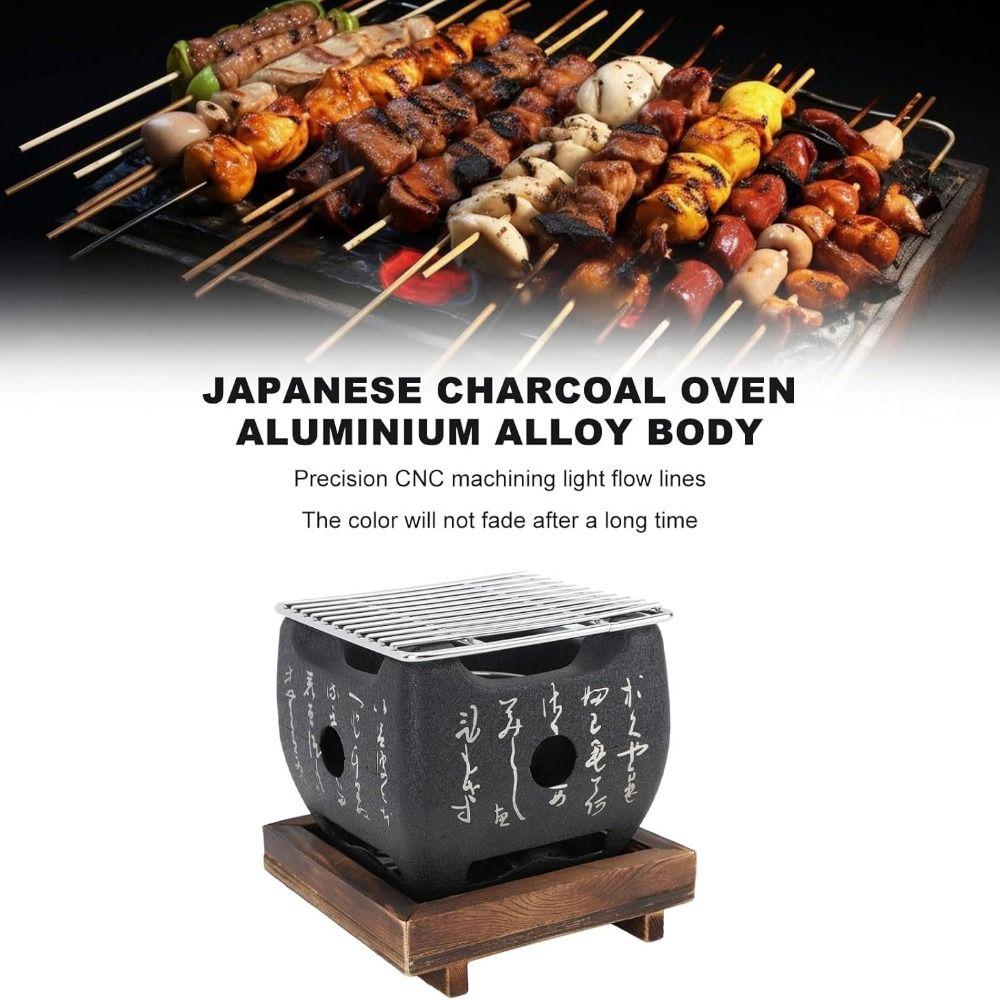 Aluminium Alloy BBQ Grill Mini Small Charcoal Stovecha New Rcoal Grill  Indoor Outdoor