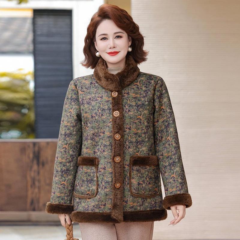 

Зимнее бархатное хлопковое пальто большого размера женское новое пальто хлопковая куртка теплая хлопковая куртка утолщенняя верхняя одежда 5XL [Recommended 150-80 kg] зелёный