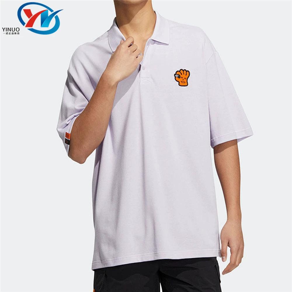 Adidas/Adidas Men s Loose Breathable Lapel Sports Casual Short-Sleeved T-Shirt Polo Shirt Hr6439 L