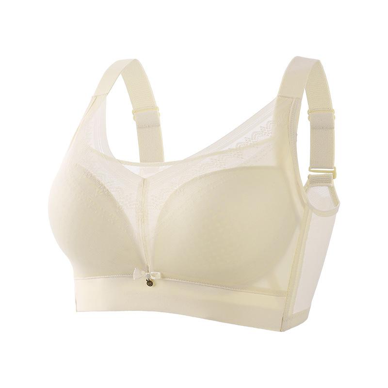 Anti-light Big Breasts Show Small Thin Underwear Women's No Steel Ring Adjustment Type, Close the Breasts, Gather the Sexy Cover and Support the Bra.