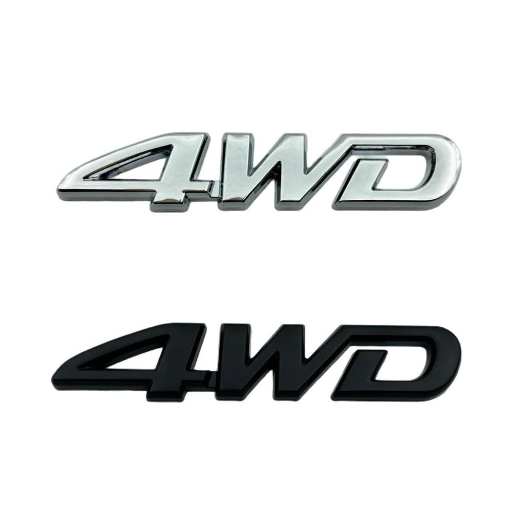 RAV4 4WD Emblem Lettering Decorative Sticker for Toyota