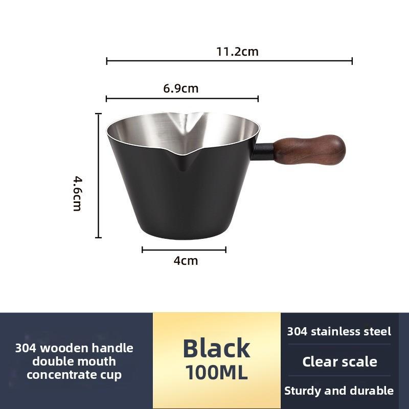 304 Stainless Steel Coffee Frother Pitcher Espresso Cup Coffee Utensil Food-grade Extraction Cup