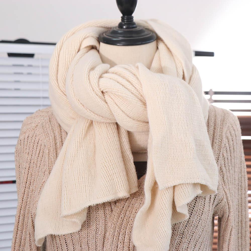 Simple Winter Cashmere Scarf Soft Coldproof Scarf Casual Men Wool Scarf Males