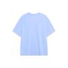 Li-Ning Pure Color Round Neck Casual Loose Short Sleeve Drop Shoulder T-Shirt Men Tops River-Grey-Blue AHST587-2