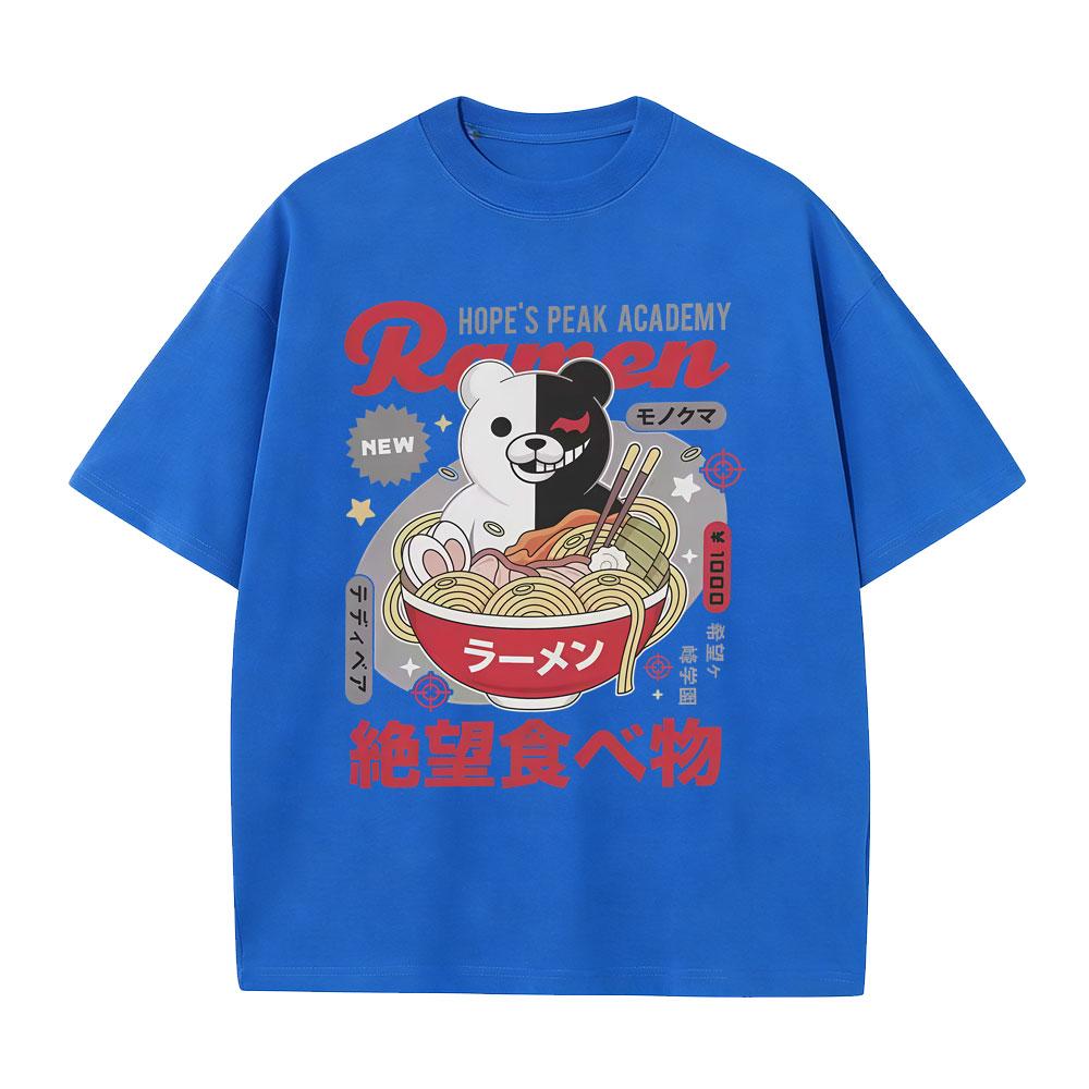 Anime Hopes Peaks Academy Danganronpa Eat RaUnisex Graphic Tshirt Unisex Women Funny Vintage Japanese Style T Shirts Cotton Tshirts