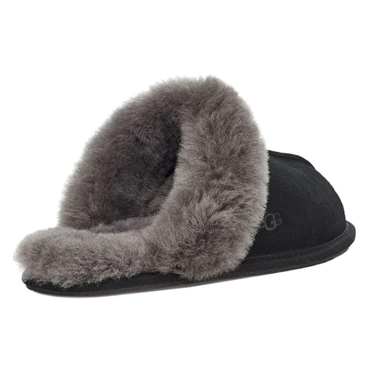 New UGG Scuffette Ii Slipper Black Grey Women's 1106872-BCGR