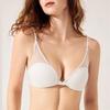 Reggiseno Lingerie Sexy in Rete con Scollo all'americana Francese - Valorizza il Seno Piccolo, Scollo a U, Splendido Design sulla Schiena