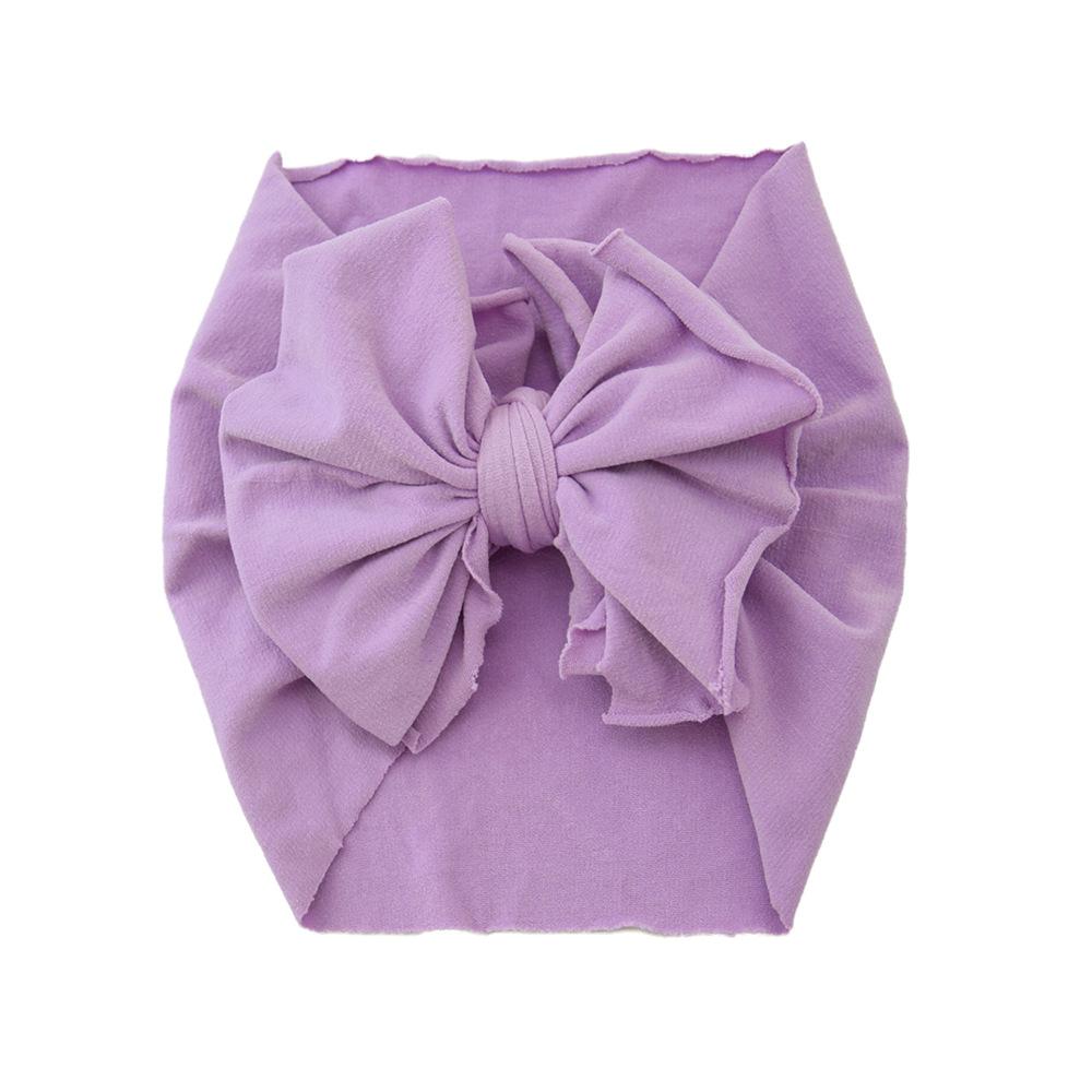 Baby Hair Accessories Nylon Big Bow Children'S Headband Super Soft Wide Headband Baby Stockings Headband