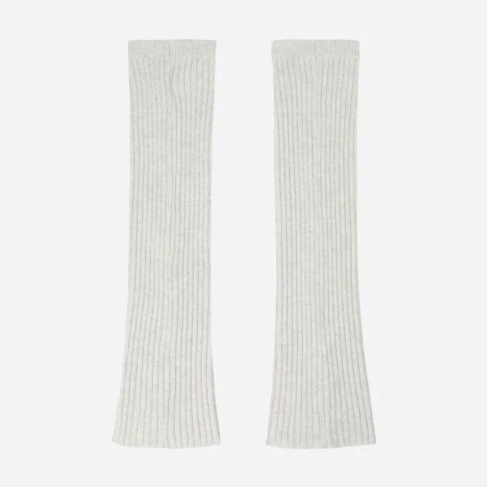 Cozy Wool Leg Warmers (IVORY DARK)