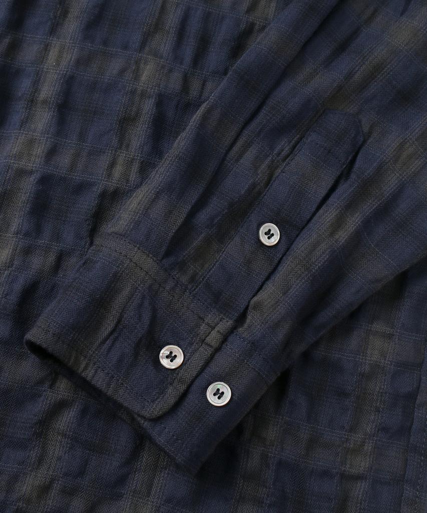 INDUST Plaid Check Shirt (Navy)