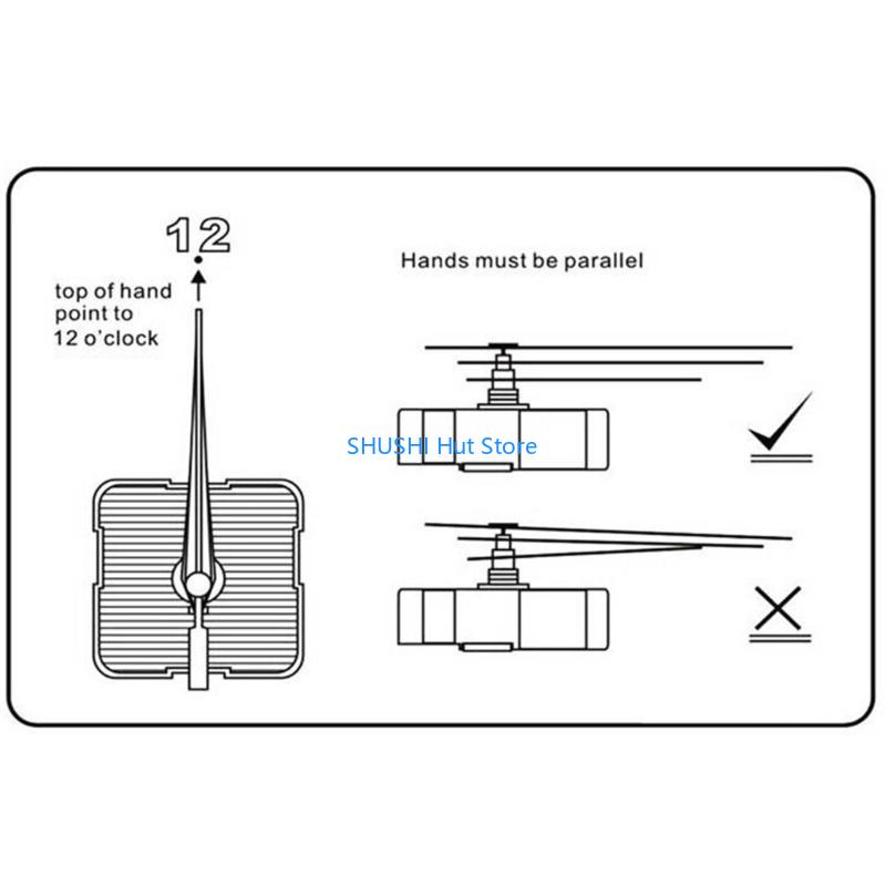 DIY Time Clock Movement Accessory Home Bedroom Living Room Decor Decorative Clock Ornament Accessories D57B China Mainland