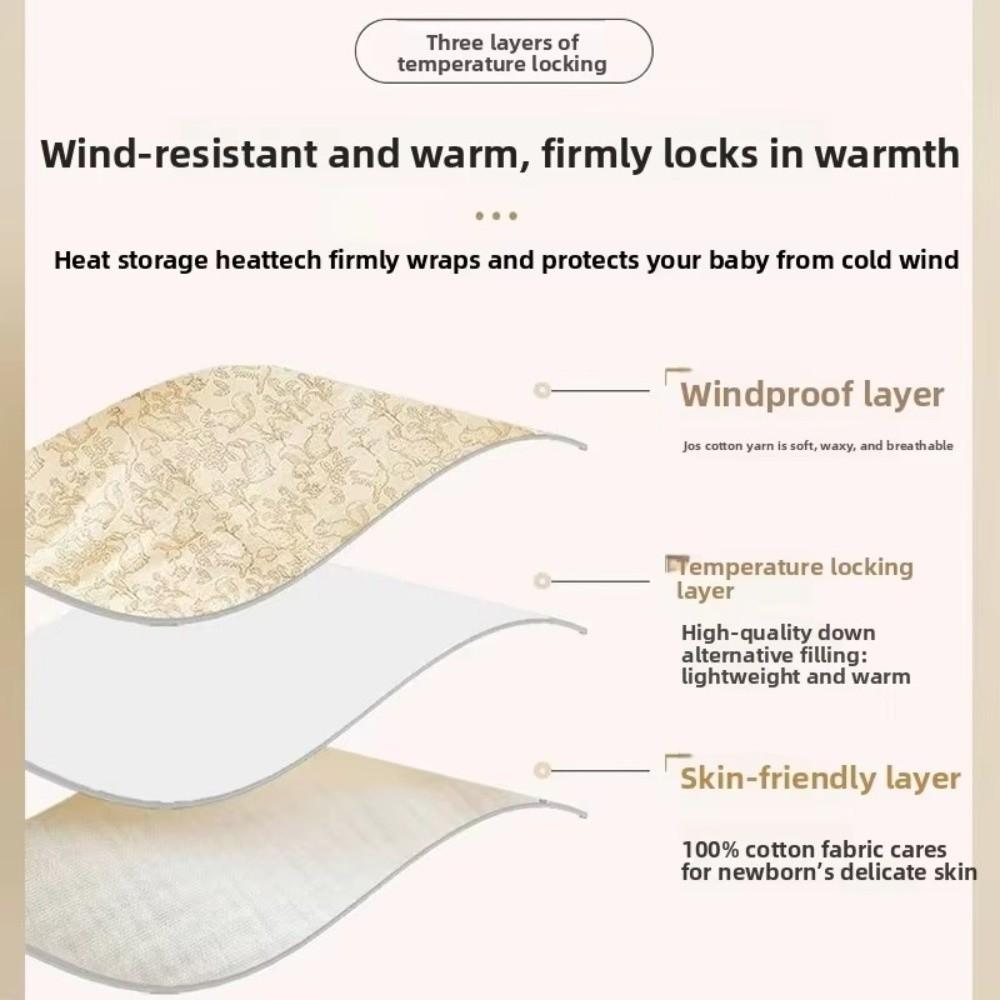 Extraweiche Thermische Puckdecke mit Hasenohren-Design Neugeborenen-Puckdecke Baby-Pucken Neugeborenenpflege