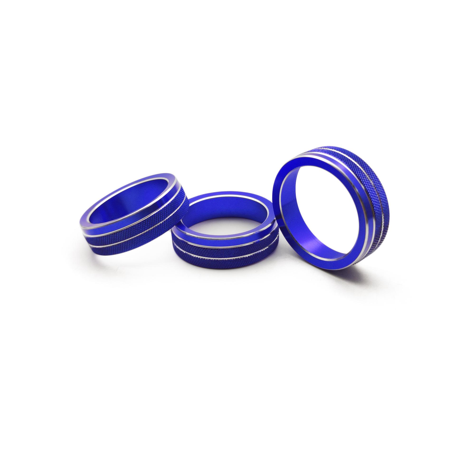 

Skoda Octavia/Fabia/Kodiaq/Karoq A/C Knob Aluminum Trim Ring Silver [Single Price]