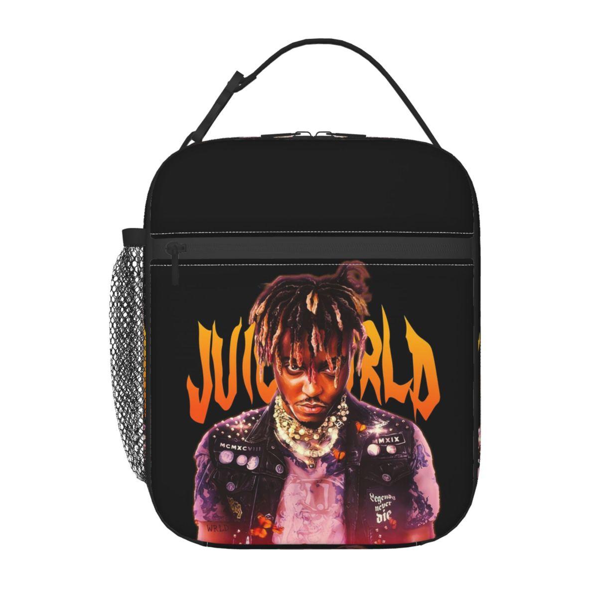 Juice Wrld Streetwear Geïsoleerde Lunchtas voor Vrouwen Kantoor Koeltas Thermische Voedseldoos Draagbare Lunchboxen Container One Size