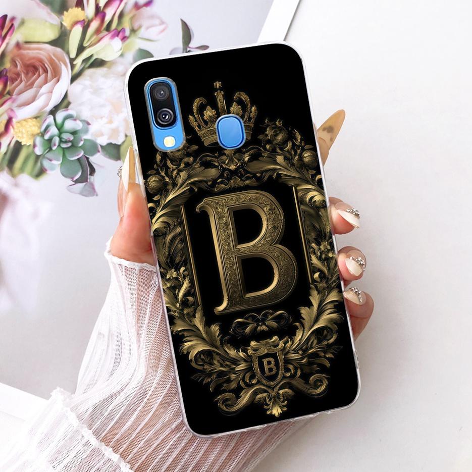 For Samsung Galaxy A40 Case SM-A405F Luxury Crown Letters Cover Soft Slim Phone Case For Samsung A40 A 40 GalaxyA40 Fundas Coque