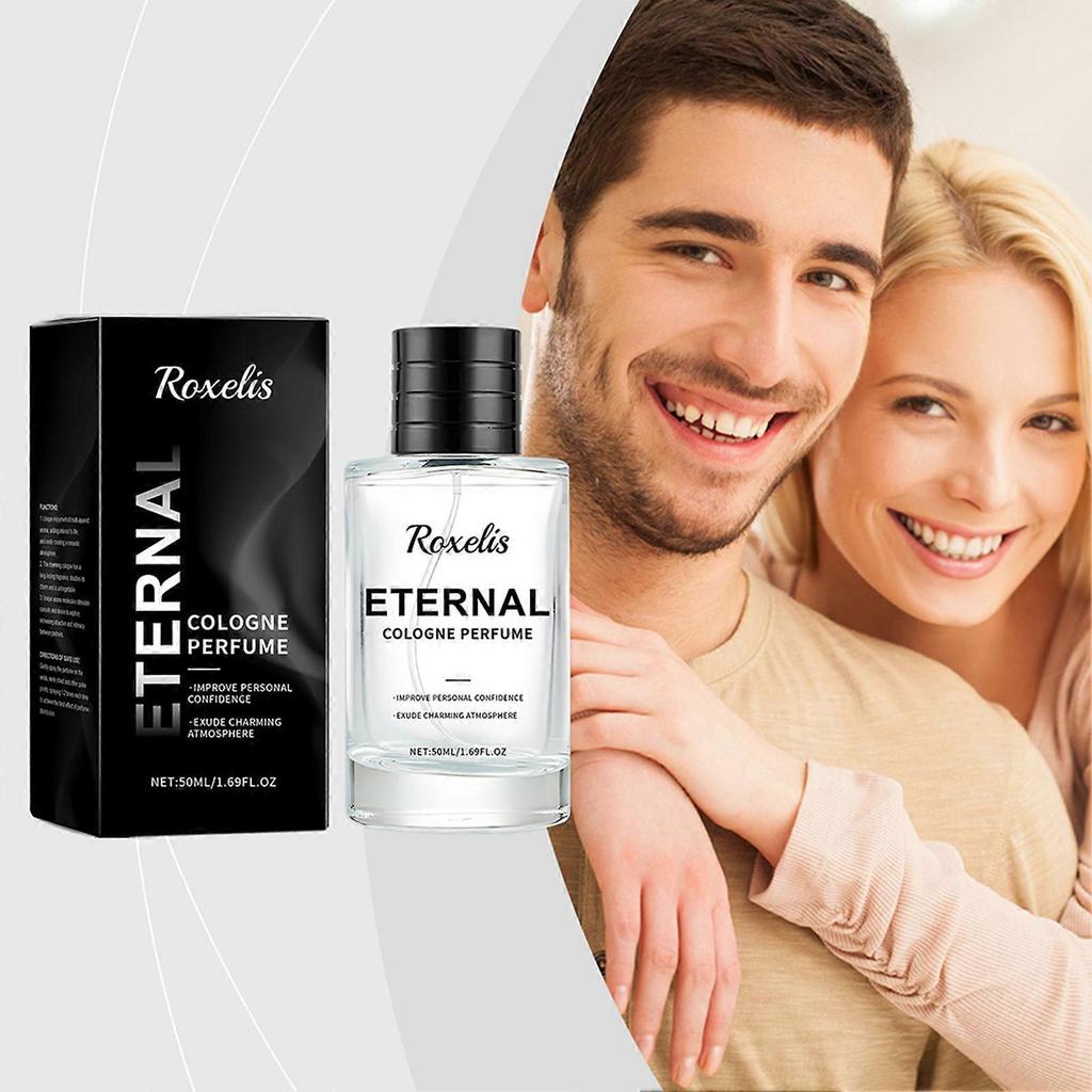 Parfum Eternal Cologne pentru bărbați, Parfum de lungă durată cu citrice proaspete de lămâie, 50ml Apă de toaletă Cadou pentru bărbați