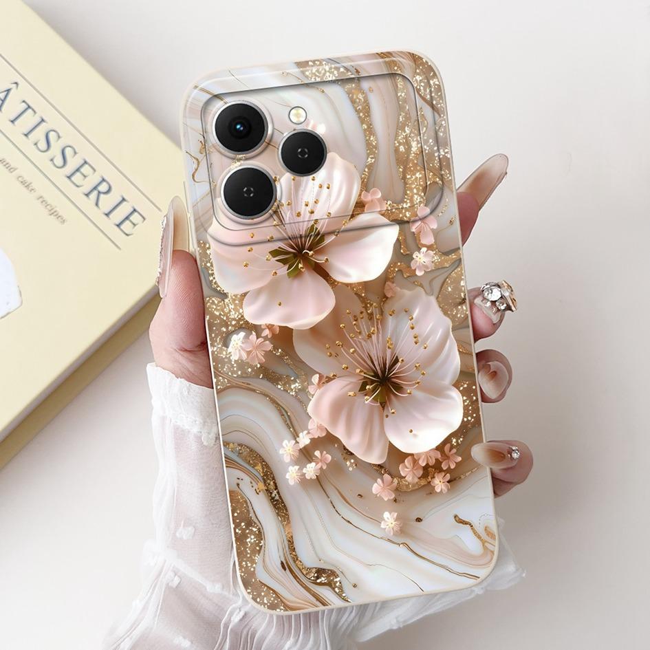 For Tecno Spark 40 Case Popular Cartoon Space Soft Silicone Camera protection Phone Cover For Tecno Spark 40C Spark40 4G Housing