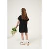 The Coffee Bean   Tea Leaf Black Lace Frill Dress Bz24op03bk