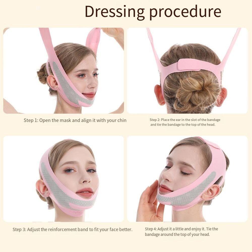 Comfortable Face Slimming Bandage Anti Wrinkle V Line Face Shaper Physical Pulling