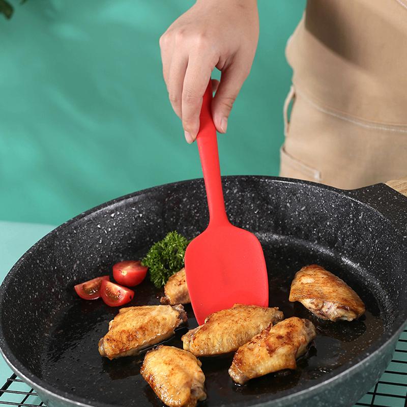 28cm Large Full Pack Silicone Scraper Integrated Silicone T Shovel Baking Tool Butter Butter Stirring Shovel Scraping Spoon