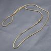 Gold Box Necklace for Women Choker 316L Stainless Steel Necklace Chain Simple Clavicle Chain Necklace Women Jewelry