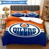 3PCS Energetic Oilers Team Spirit Bedding Set,Including 1pc Duvet Cover And 2pcs Pillowcases Perfect for Bedroom, Dormitory, Fan Christmas gift