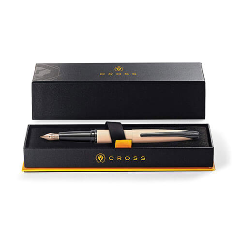 Cross ATX Brushed Rose Gold Etched Diamond Pen (Med Fountain)