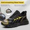 Men Steel Toe Safety Shoes Women Puncture Proof Work Shoes Man Industrial Work Safety Sneakers Breathable Protect Anti-smash Anti-stab Security Shoes