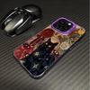 Black Cat Eye of the Soul Pattern High-Quality Laser Phone Case for iPhone 17 16 15 14 13 12 11 Pro Max Protective Cove Funda