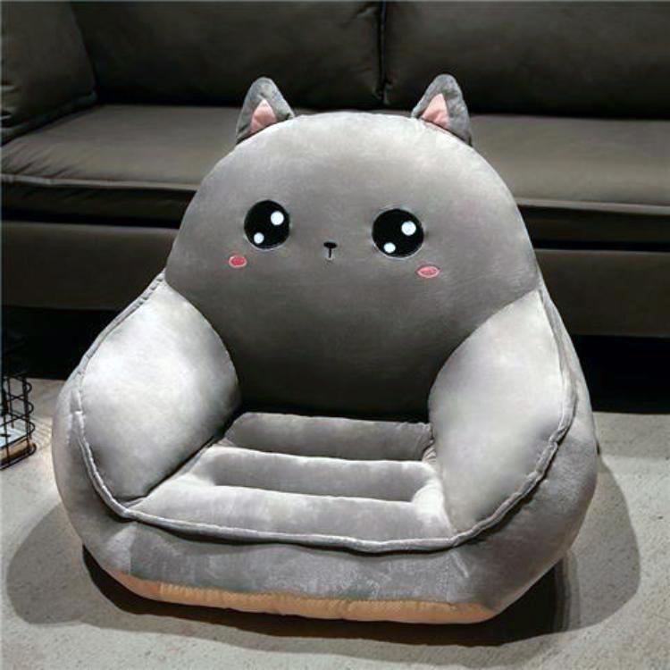 Children Plush Cushion Comfortable Pillow Cute Animal Rabbit Cat  Pig Unicorn Duck Baby Seats Sofa Cover Cartoon Sofa