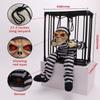 with Cage Halloween Talk Ghost Flashing Light Sound Doll  Haunted House Horror Party Props