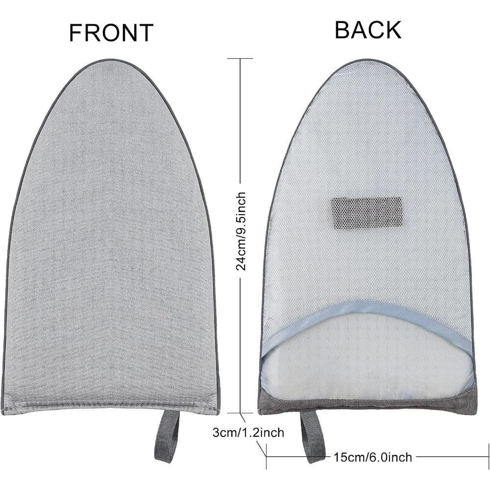 Waschbares Bügelbrett Hitzebeständige Bügelunterlage Bezug Handschuhe Handgehaltene Hitzebeständige Bügelmatte für Kleiderbügeln Schutztuch